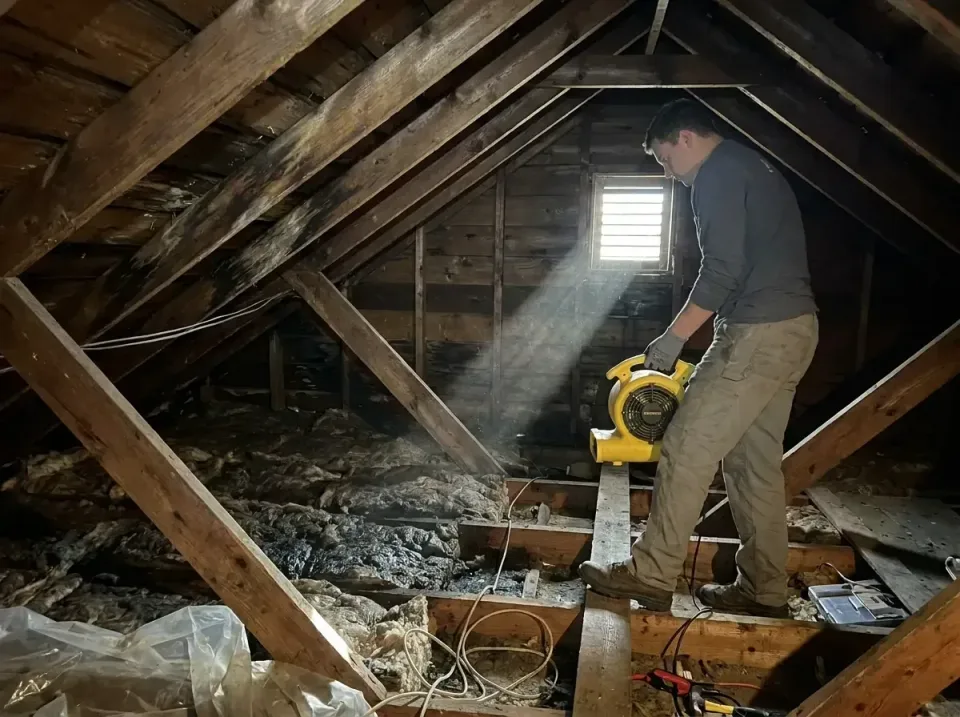 attic-water-damage-drying-proc-007 — frequently asked questions, Emergency Water Extraction & 24/7 Flood Response in Tracy,…